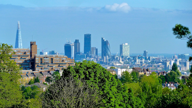 London Skyline via flickr user Luca Sbardella