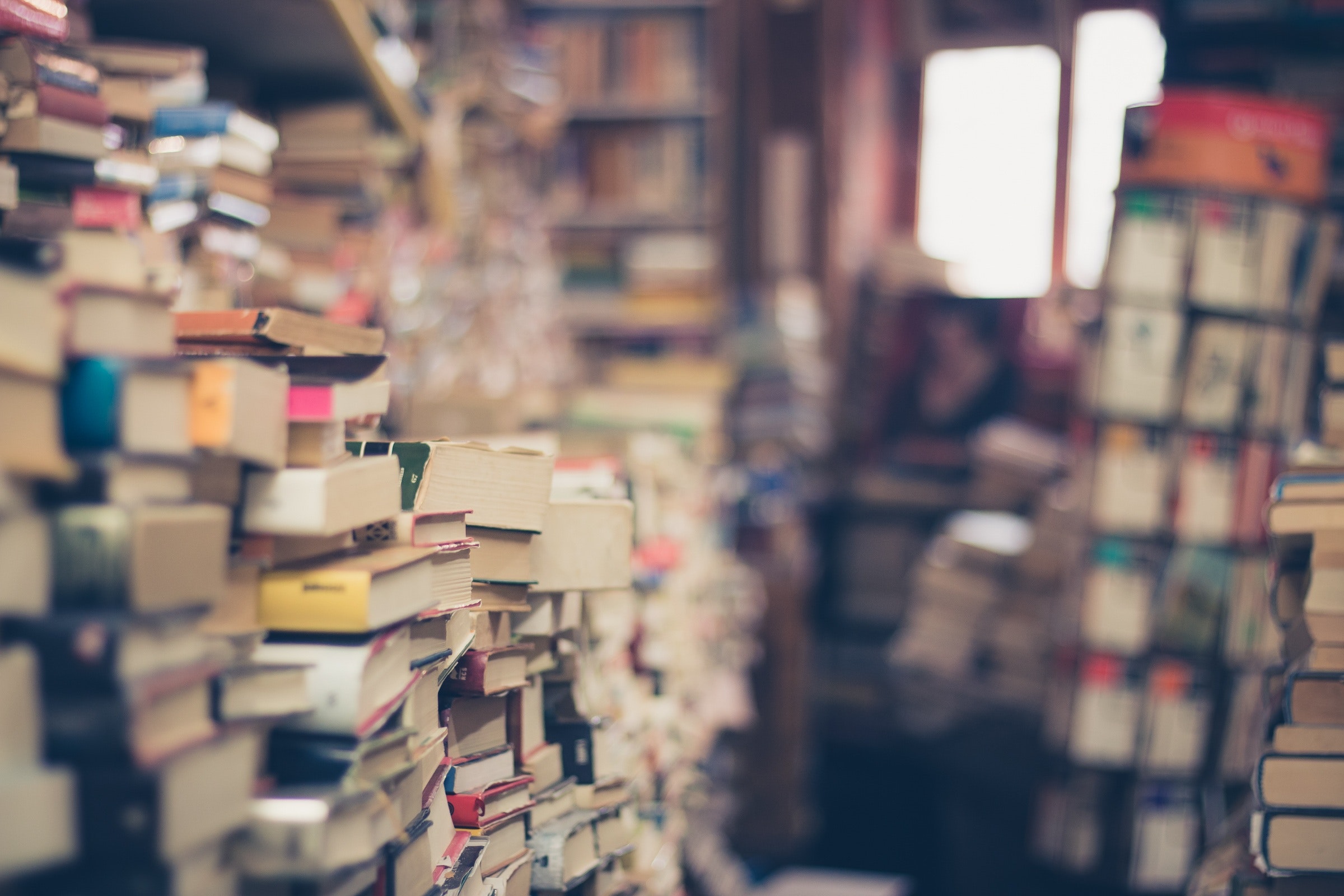 A stack of books